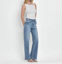 Vervet By Flying Monkey - 90's Super High Rise Wide Jeans