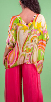 Gigi Moda - Lizane Swirl Print Blouse