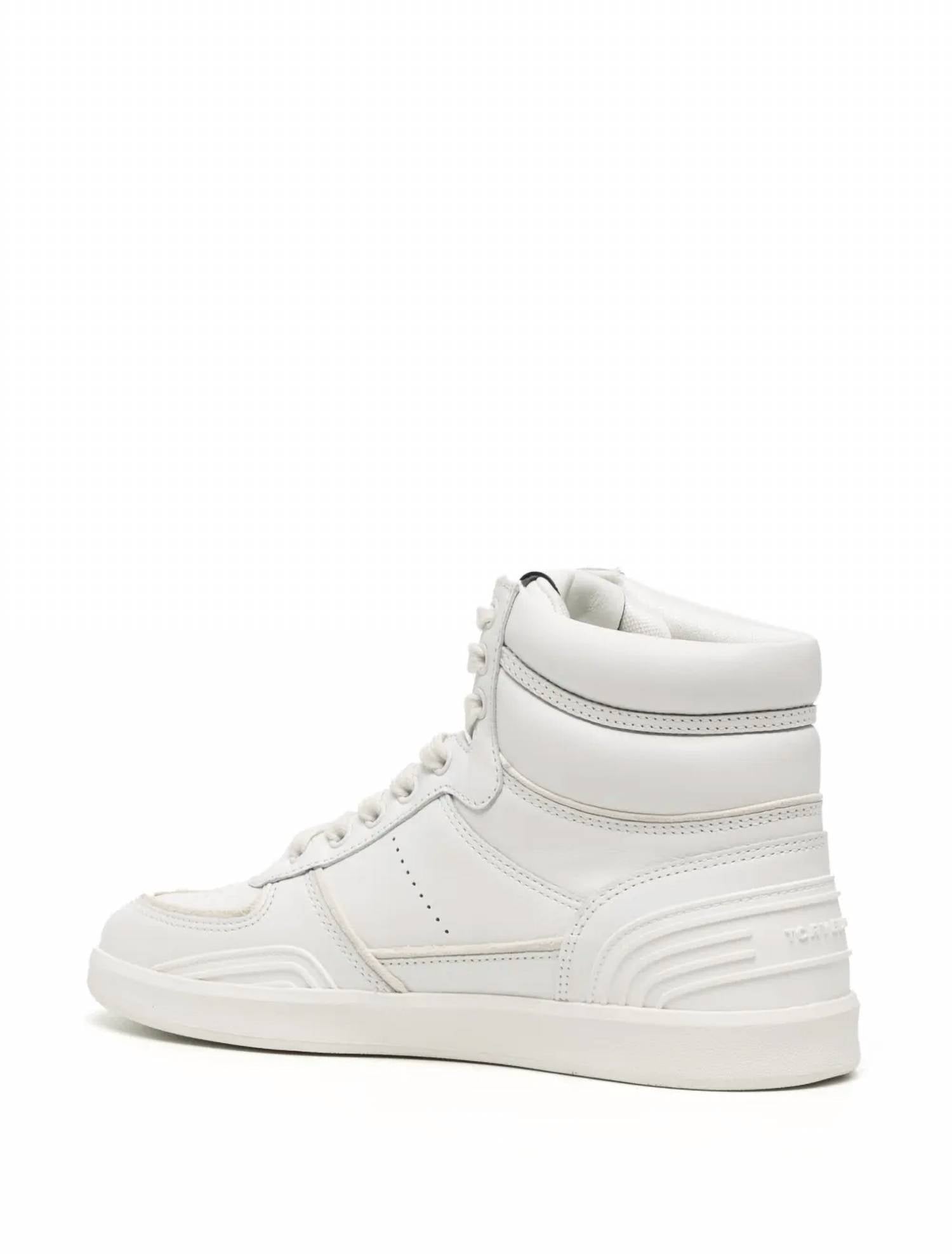 TORY BURCH Women's Clover High Court Sneakers in white - women's sneaker - view 4