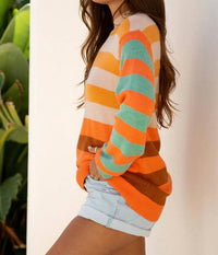 Rosa Clothing - Steph Striped Sweater