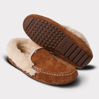 Lamo Women's Aussie Slip-on Moc Slippers in chestnut - women's shoe - view 7