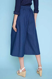 Picadilly - Pleated Wide-Leg Cropped Pants