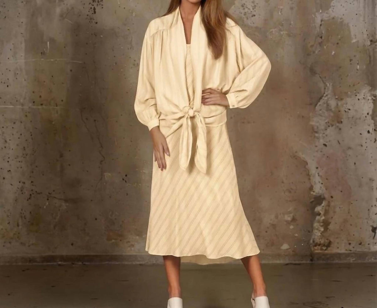 Maven West - Tie-front Shawl Jacket