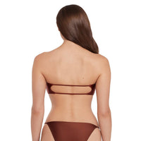 Steve Madden - Cutout Bandeau Bead Bikini Top