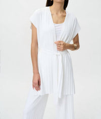 Pleated Cover Up Sweater
