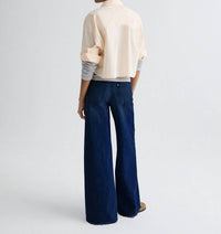 TWP Next Ex Shirt in creme de peche 1 - women's long sleeve top - view 4