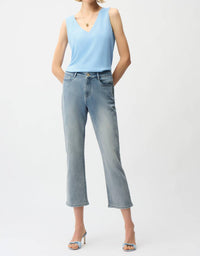 Joseph Ribkoff Women's Tank Top in sky blue - women's tank top - detail view