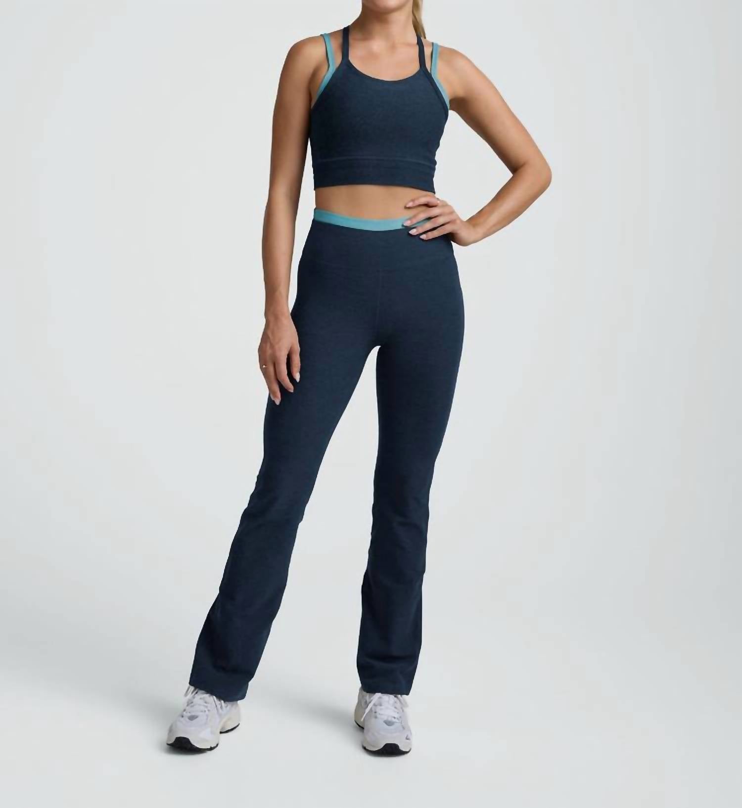 Beyond Yoga - Spacedye Layered Long Line Bra