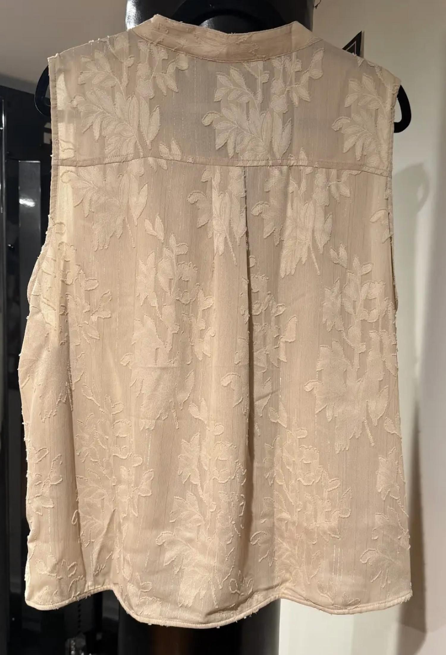 Calvin Klein - Women's Sleeveless Textured Wrap Blouse