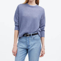 Madewell - Linen Drop-shoulder Sweater