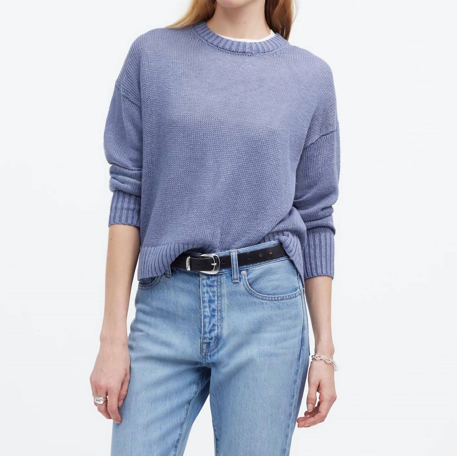 Madewell - Linen Drop-shoulder Sweater