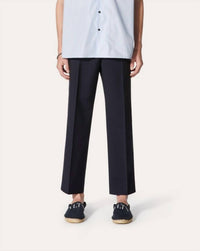 Valentino - Valentino Embroidered Straight-leg Trousers