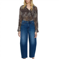 PISTOLA Eli High Rise Barrel Jean in mixer - women's jeans - view 4