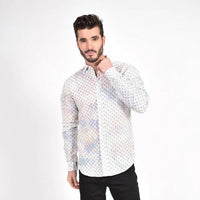 Eight X - Floral Print Linen Shirt