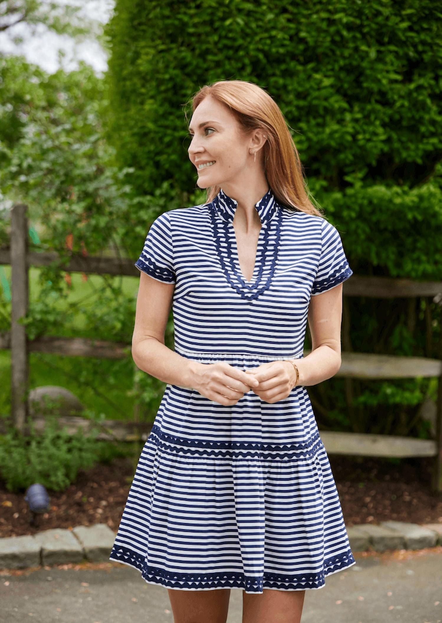 Sail To Sable - Women's Short Sleeve Tunic Dress
