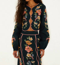 Farm Rio - Maira Long Sleeve Top