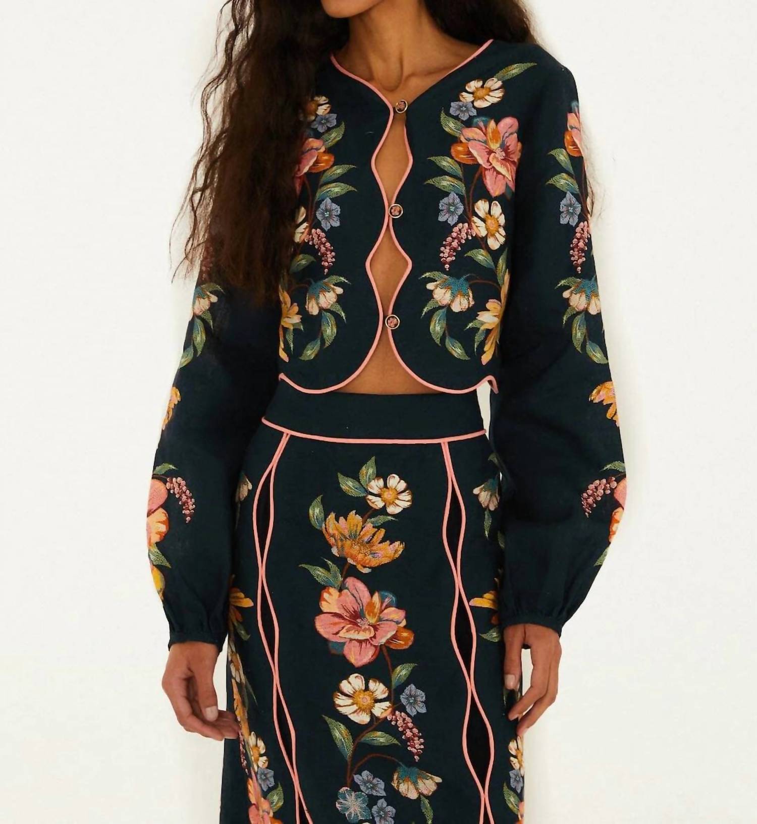 Farm Rio - Maira Long Sleeve Top