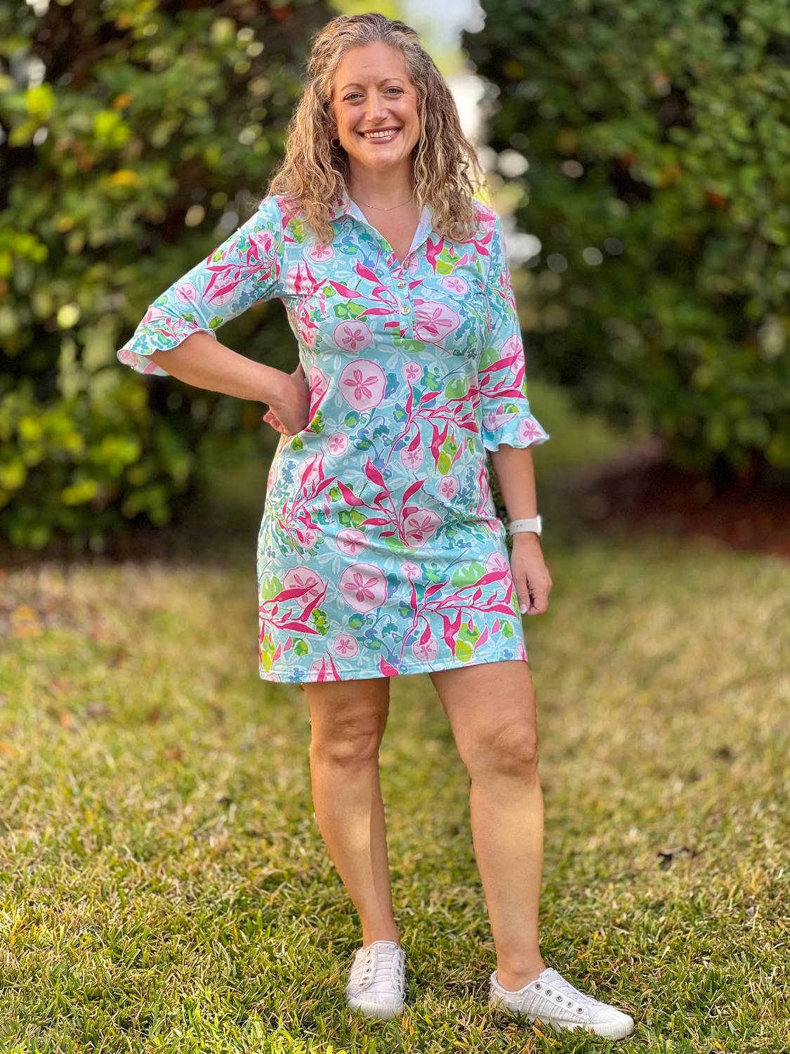 Ana Clare - Marin Flounce Dress