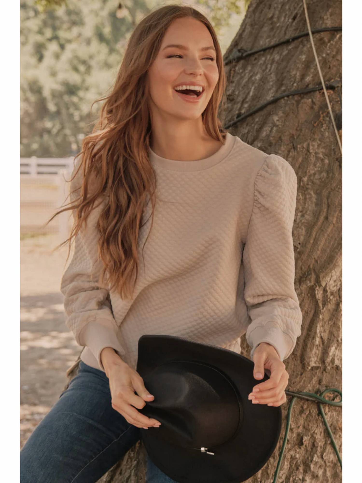 Jodifl - Puff Shoulder Top