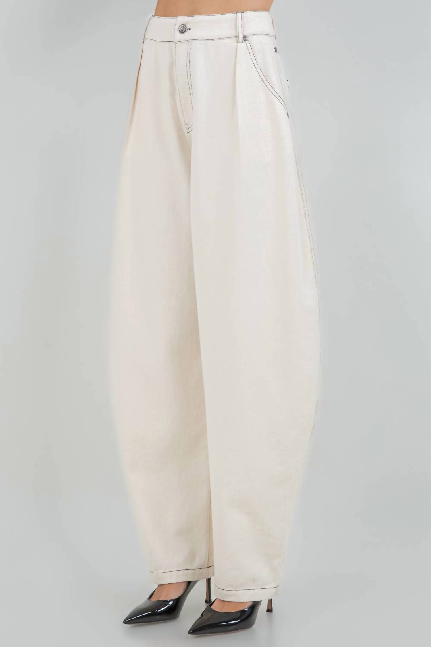 Whiteroom+Cactus - Sofia Barrel Leg Pants
