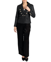 Love Token - Tess Faux Leather Blazer