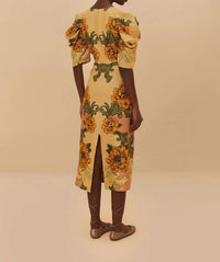Farm Rio - Short Sleeve Midi Dress