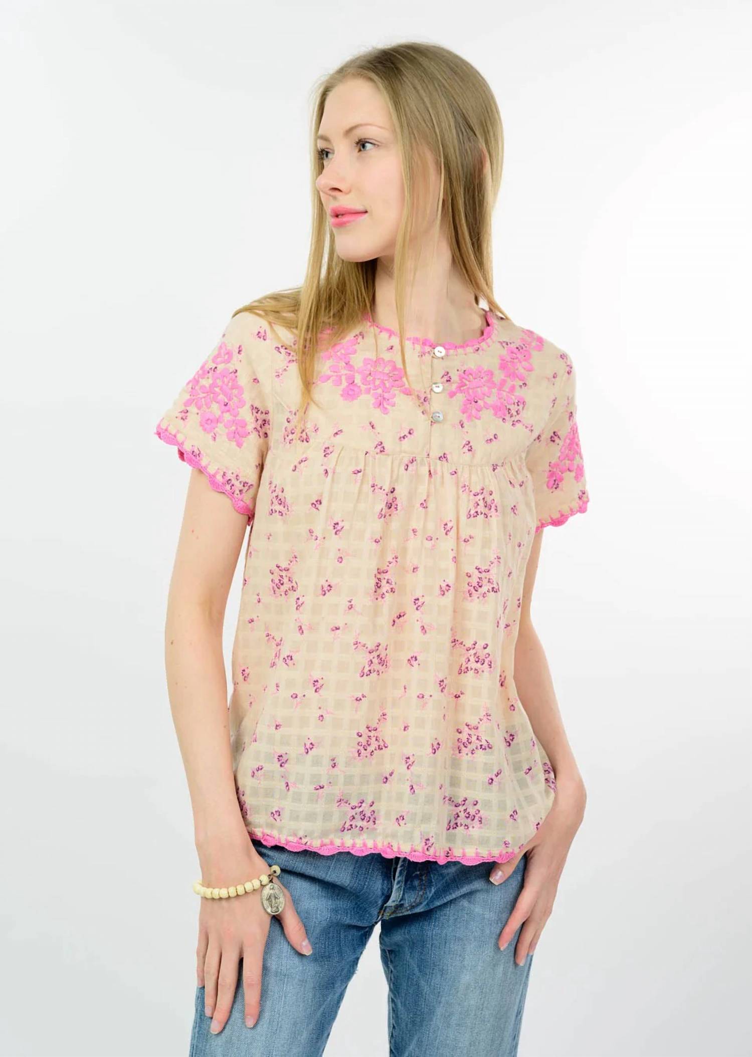 Ivy Jane - Nora Embroidered Blouse