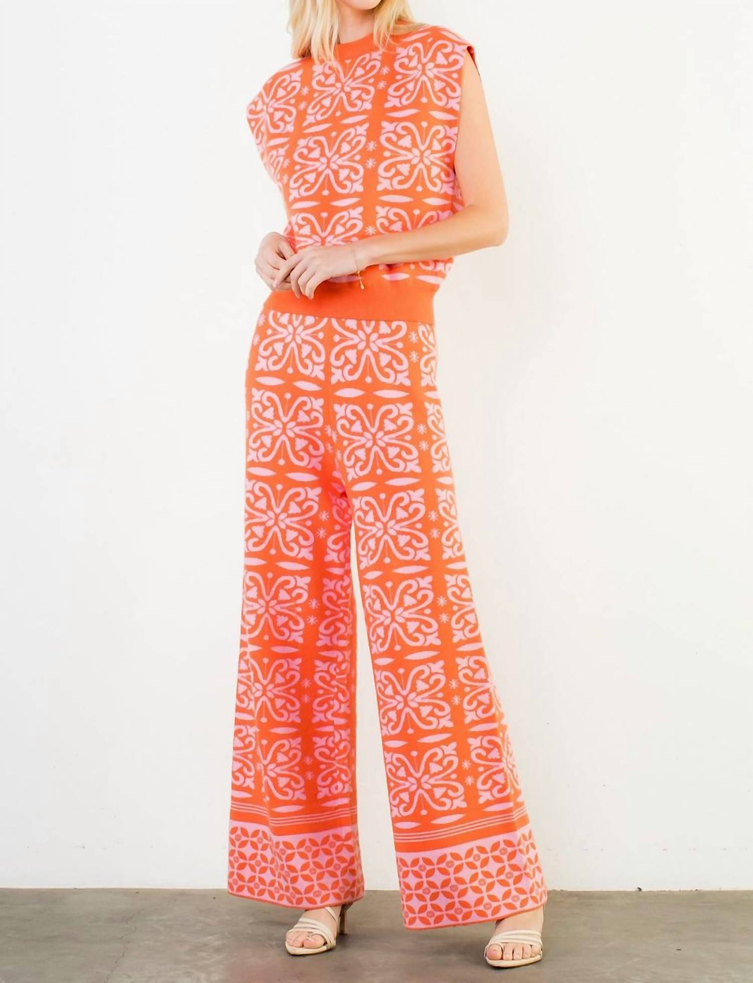 THML Marisol Pant in orange - women's pants