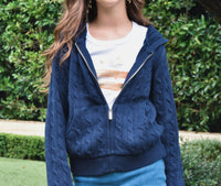 Katie J Nyc - Collins Zip Sweater Hoodie