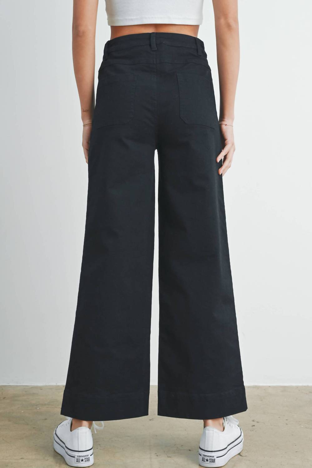 Buttermelon - Wide Leg Long Length Jeans