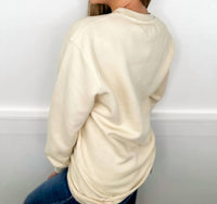 Southern Bliss - Express Gratitude Long Sleeve Graphic Crewneck Sweatshirt