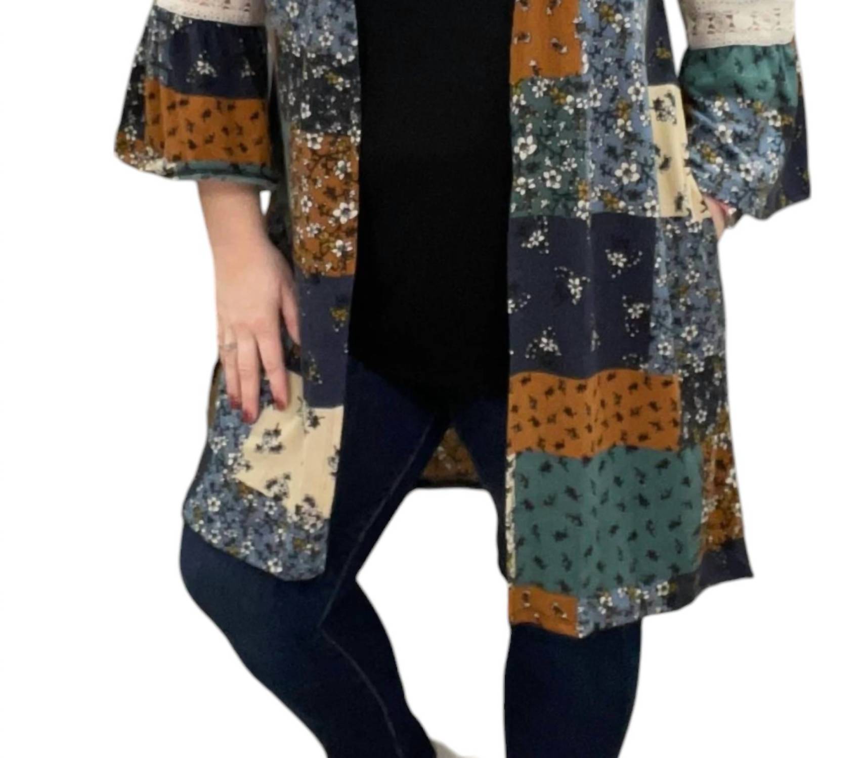 Jade By Jane - Patchwork Cardigan