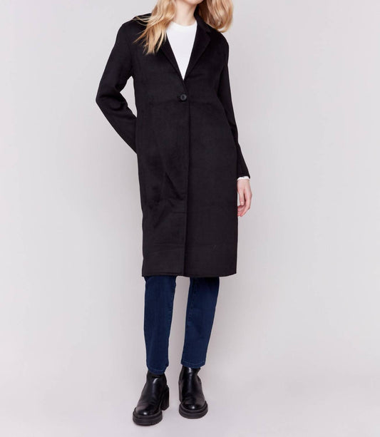 Charlie B - Long Double-Faced Coat Jacket