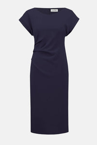 Joseph Ribkoff - Women's Scuba Crepe Sheath Dress With Pleats