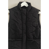 Hyfve - Women's Quilted Ribbon Tie Detailed Puffer Vest⁠