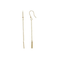 Athra - Women's Bar Chain Drop Earring