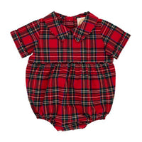 The Beaufort Bonnet Company Kid's Bradford Bubble Romper in tartan - kids' item