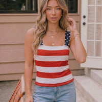 Kori - All-American Stars And Stripes Tank Top