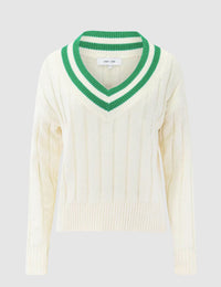 John + Jenn - Theodore Collegiate Clover Sweater
