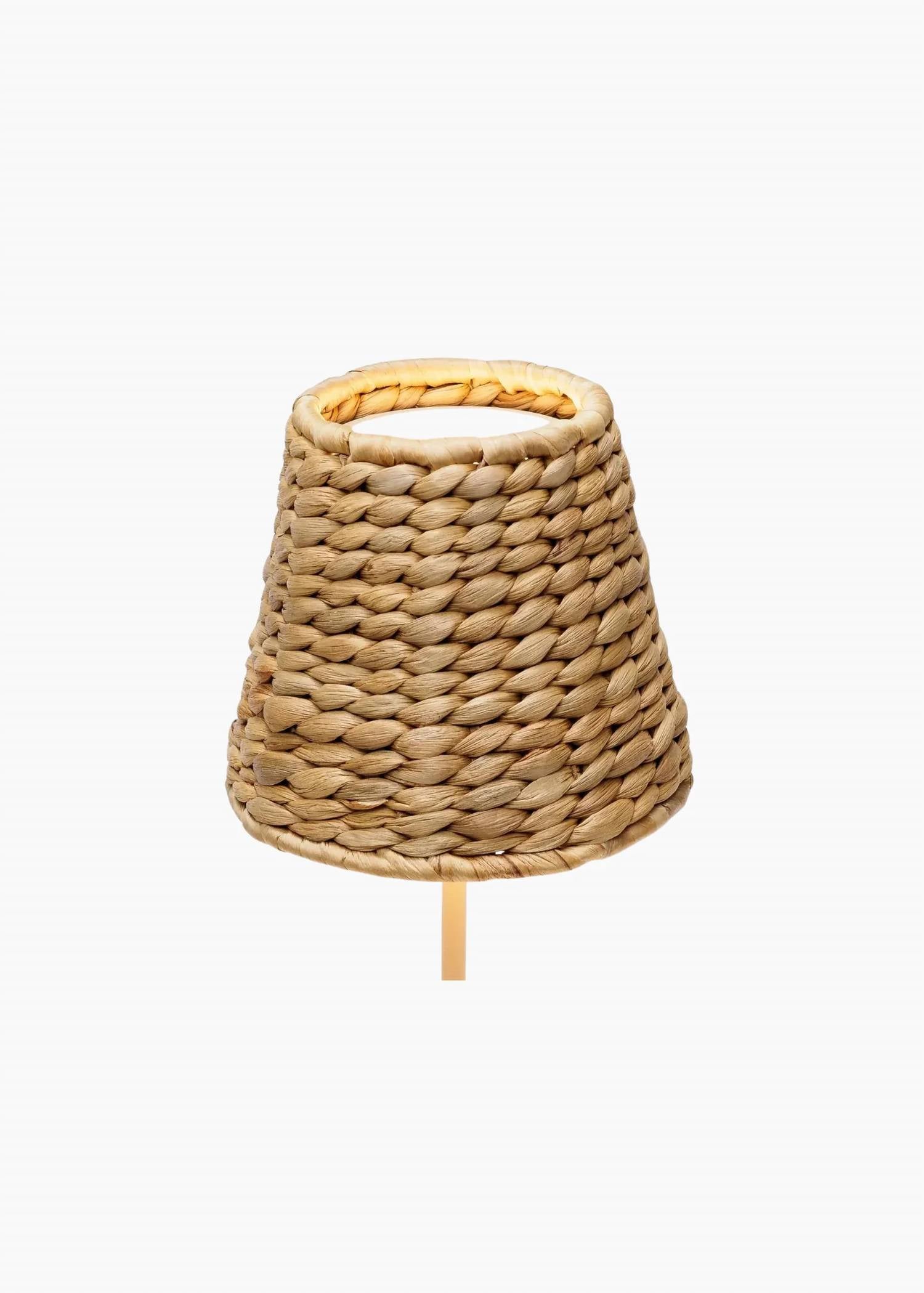 Maison Maison Design - Water Hyacinth Woven Zafferano Lampshade