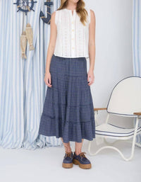 Blu Pepper - Lace Detail Sleeveless Top