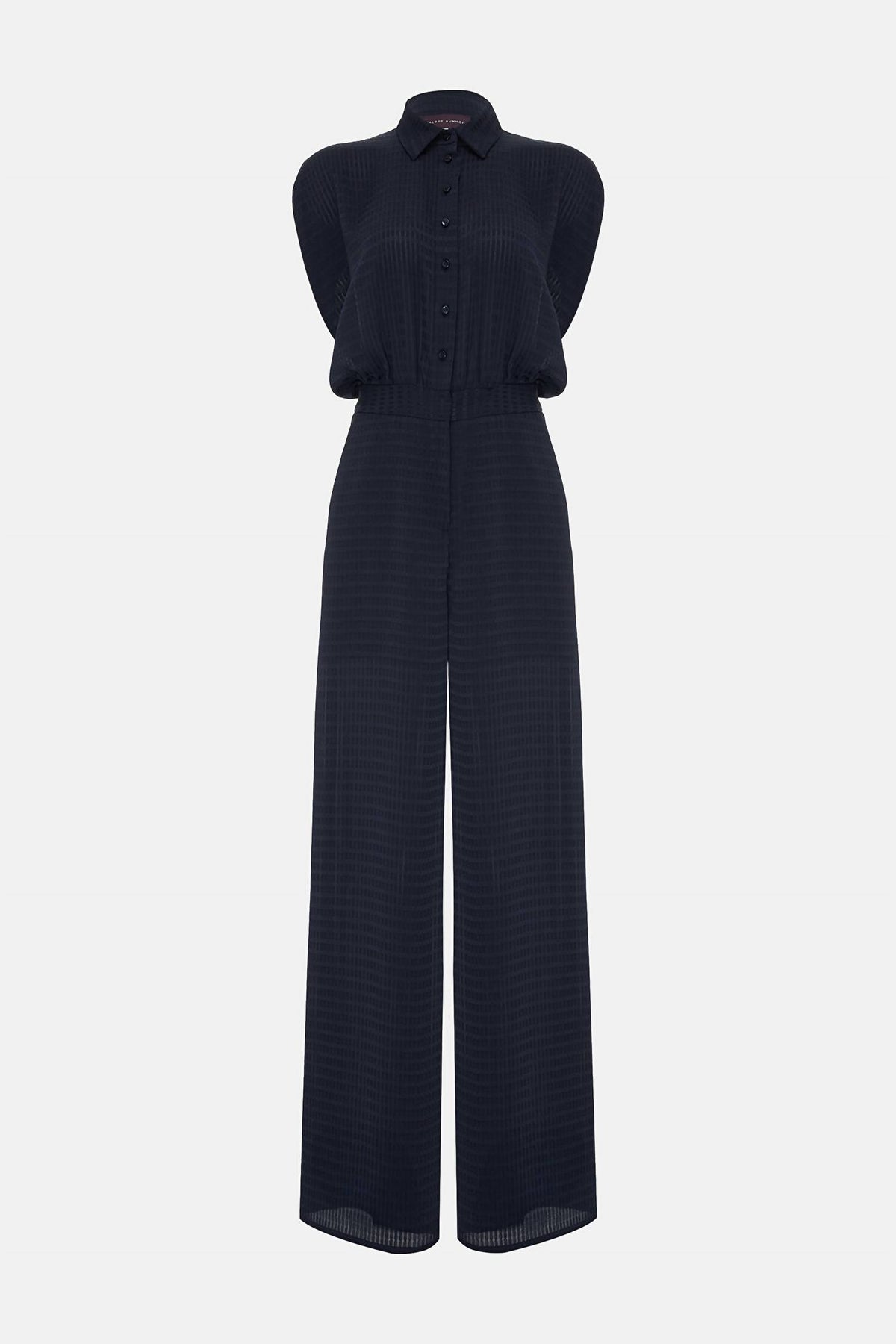 Talbot Runhof - WEAVE SLEEVELESS JUMPSUIT