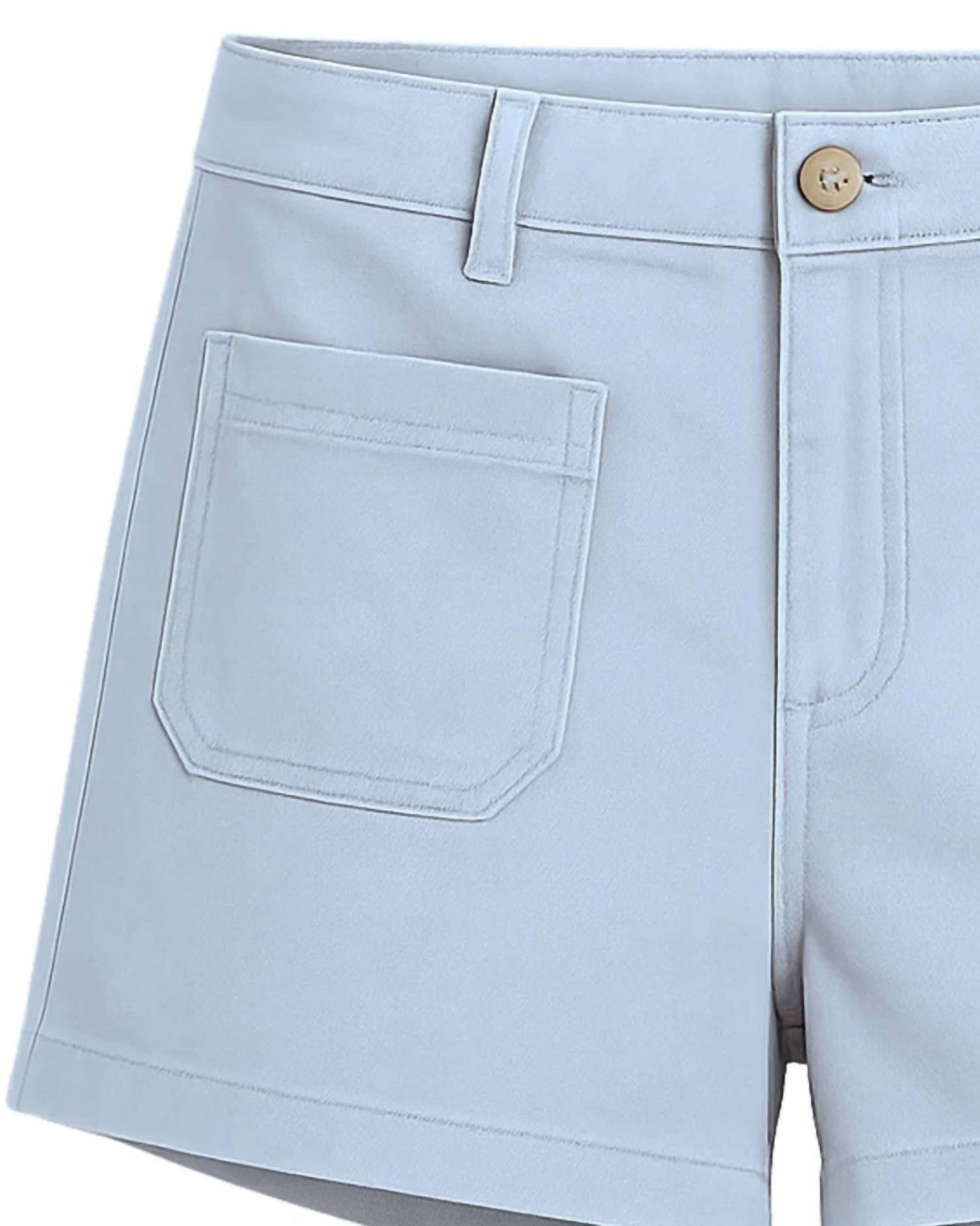 Another Love - Women's Carlise Raindrop Patch Pocket Shorts