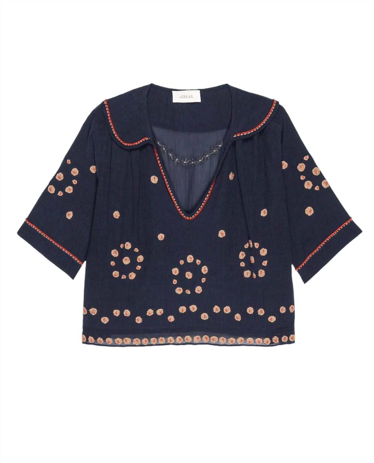 The Great. - Beaded Sailor Top