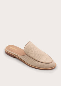Kaanas - Women's Sardinia Snake Embossed Mule