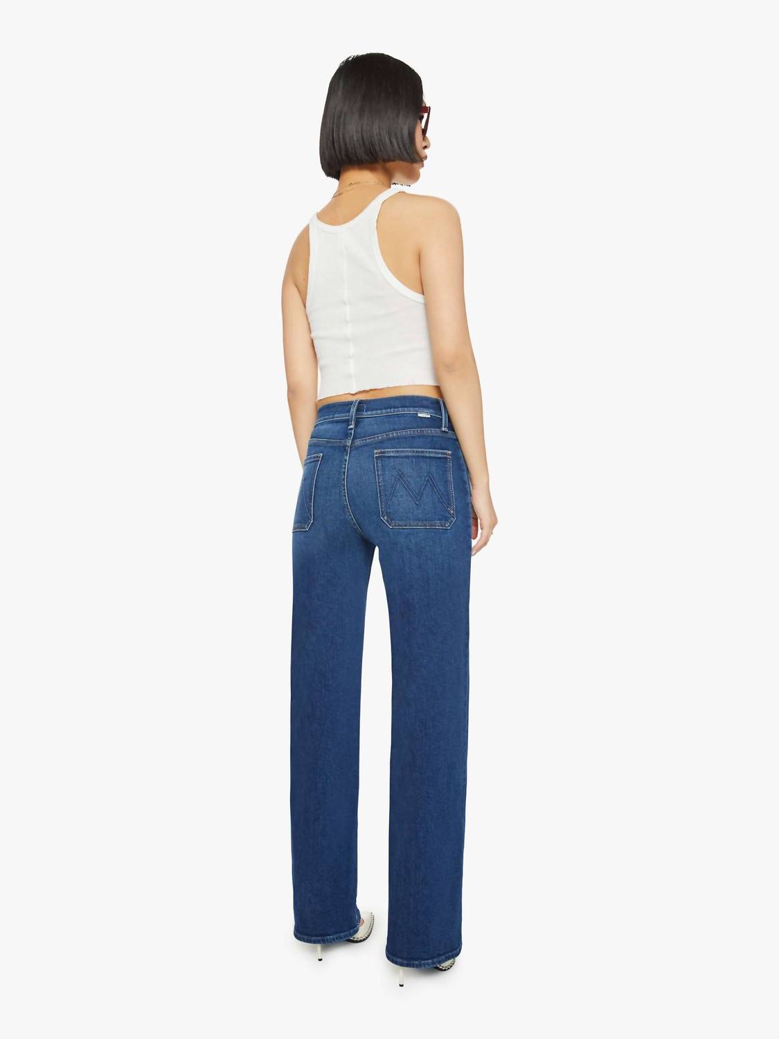 Mother - Patch Pocket Rambler Zip Sneak Jeans