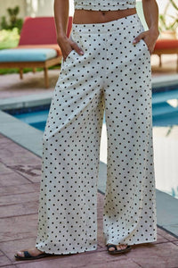 By Together - Woven Polka Dot Pants