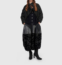 ALEMBIKA Vesper Cozy Moto Jacket in net - women's jacket - view 6