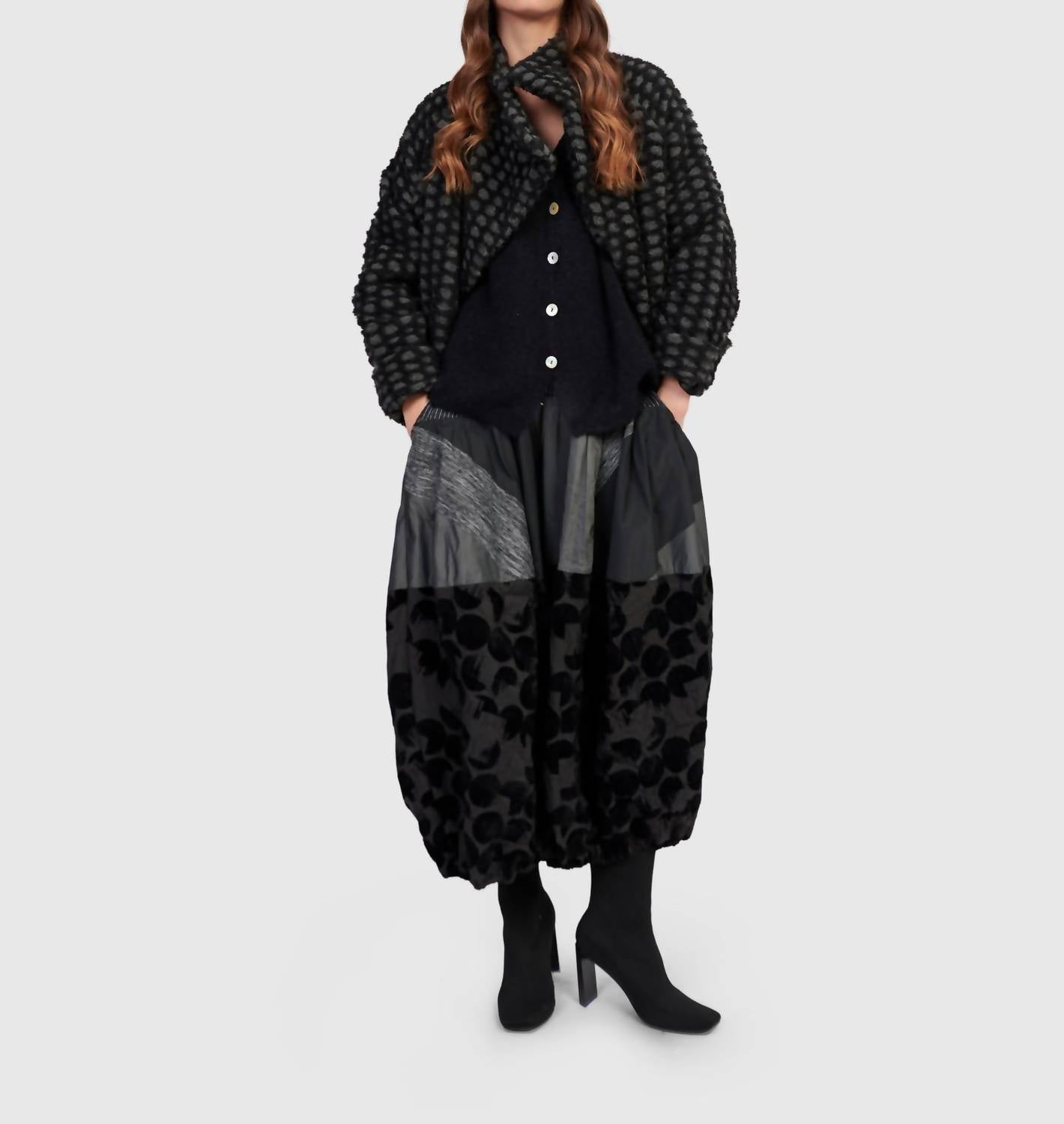 ALEMBIKA Vesper Cozy Moto Jacket in net - women's jacket - view 6