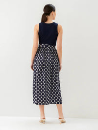Fifteen Twenty - Women's Contrast Belted Midi Dress